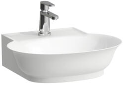 Laufen THE NEW CLASSIC Kézmosó egy csaplyukkal, túlfolyónyílás nélkül, túlfolyócsatorna nyílása nélkül a lefolyószelepben, Matt fehér H8158527571561 (H8158527571561)