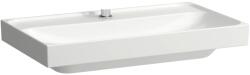 Laufen MEDA Mosdó, 80 cm, csiszolt alsó felülettel három csaplyukkal, túlfolyónyílás nélkül, Matt fehér H8161177571581 (H8161177571581)