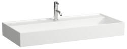 Laufen Kartell LAUFEN Mosdótál, alsó felülete csiszolt túlfolyónyílás nélkül, egy csaplyukkal, Fehér LCC bevonattal H8163374001111 (H8163374001111)