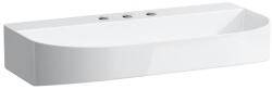 Laufen SONAR Mosdótál, alsó felülete csiszolt három csaplyukkal, túlfolyónyílás nélkül, Fehér H8163440001581 (H8163440001581)