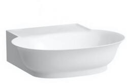 Laufen THE NEW CLASSIC Kézmosó, alsó felülete csiszolt csaplyuk nélkül, túlfolyónyílás nélkül, túlfolyócsatorna nyílása nélkül a lefolyószelepben, Fehér H8168520001421 (H8168520001421)