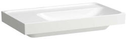 Laufen MEDA Mosdó, 80 cm, bal oldali pulttal túlfolyónyílás nélkül, csaplyuk nélkül, Matt fehér H8171157571121 (H8171157571121)