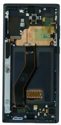  GH82-20900A Samsung Galaxy Note10 Plus fekete OEM LCD kijelző érintővel kerettel, előlap (GH82-20900A)