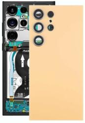 tel-szalk-19297055867 Samsung Galaxy S24 Ultra Narancs akkufedél, hátlap, hátlapi kamera lencse (Titanium Orange) (tel-szalk-19297055867)