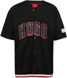 HUGO Red Cămașă 'Danome' negru, Mărimea XL