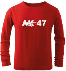 DRAGOWA Gyerek hosszú ujjú póló AK47, piros