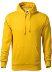 MALFINI Cape férfi kapucnis pulóver, sárga