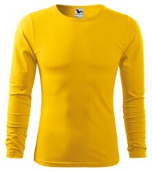 MALFINI Fit-T LS férfi hosszú ujjú póló, sárga