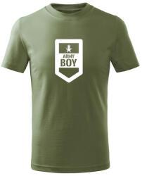 DRAGOWA Gyerek rövid ujjú póló Army boy, oliva