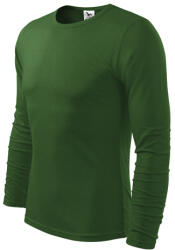 MALFINI Fit-T hosszú ujjú póló, zöld, 160g/m2