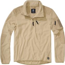 Brandit Hanorac cu glugă cu fermoar din fleece Ripstop Ripstop Brandit, camel