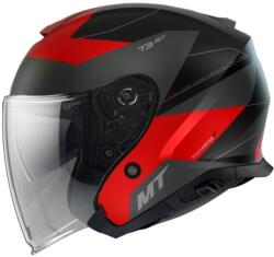 MT Helmets Cască de motocicletă deschisă MT Thunder 3 SV Jet Cooper negru-gri-roșu deschis pentru motociclete výprodej (MT1120950053)