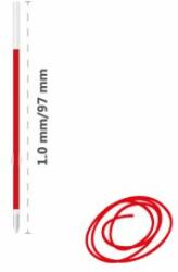 MILAN Cartuș cu bile MILAN Capsula 1, 0 mm - roșu