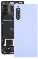  tel-szalk-19297055909 Gyári akkufedél hátlap, kamera lencse - burkolati elem Sony Xperia 10 V, Lila (tel-szalk-19297055909)