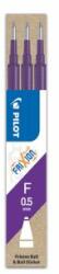 Pilot Rezervă roll-on, 0, 25 mm, scriere detașabilă, PILOT "Frixion Clicker/Ball" 05, violet, 3 buc
