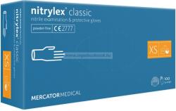 Mercator Medical nitrylex classic blue nitril púdermentes kesztyű XS 100db