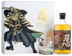 Shinobu Blended Whisky Mizunara Oak gift set 43% 0.7l - spiritall - 21 490 Ft