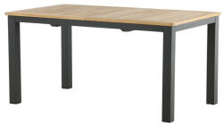  Kerti asztal Dallas 2845 (Fekete + Barna)
