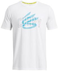 Under Armour Tricou Under Armour Curry Champ Mindset Tee-WHT - Alb - L