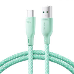 JOYROOM USB-A - USB-C Multi-Color Kábel - 1m 100W - Zöld (SA34-AC6)