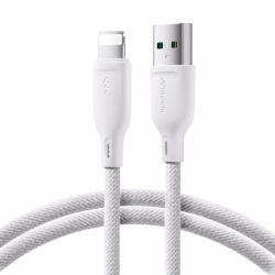 JOYROOM Multi-Color USB-A - Lightning Kábel - 1m 3A - Fehér (SA34-AL3)