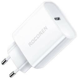 Gyorstöltő Rocoren PD 20W USB-C (fehér)