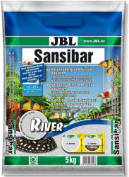 JBL Sansibar River | Könnyű, finom hordozó fekete kövekkel édes- és sósvízi akváriumokhoz és terráriumokhoz - 5 Kg (JBL67058)