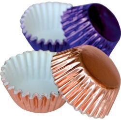 Alvarak Alumínium pralinés poharak 50 db lila és bronz színben - Alvarak (P905fb)