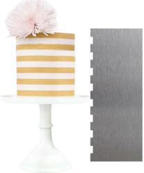 Cakesicq Tortaszegély spatula csíkok 23x9cm - Cakesicq (ilcCQT.51)