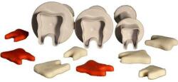dortis Cesil műanyag dugattyú lyukasztó fogak (3 db) - dortis (DR-53002)