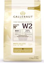Callebaut Csokoládé W2 fehér 28% 2, 5kg - Callebaut (w2.e4.u71)