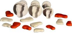 dortis Cesil Műanyag dugattyús lyukasztó lábak (3 db) - dortis (DR-53004)