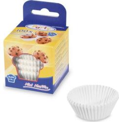 Wimex Cukrászsütemény muffin fehér 35x20mm 100db - Wimex (65535)