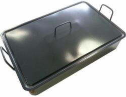 Czech gastro profi Zománcozott sütőedény fedővel 50x30cm belül kék - Czech gastro profi (01472modry)