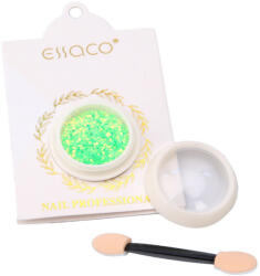 ESSACO Nail glitter divatos színekben, apró szemcse méretű - zöld (100327-11)