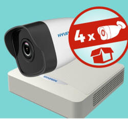 Sec-CAM & Videosec Sec-CAM 4 csőkamerás, 2MP (FHD 1080p), AHD kamerarendszer