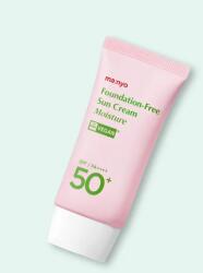 Ma: nyo Alapozó hatású fényvédő krém arcra Foundation-Free Sun Cream Moisture - 50 ml