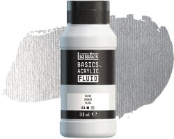 Liquitex Basics Fluid akrilfesték, 118 ml - 052, silver