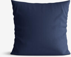 Goldea față de pernă decorativă loneta - albastru-indigo 45 x 45 cm