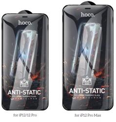 hoco. iPhone 14 / 13 / 13 Pro Hoco 2, 5D Anti-static teljes kijelzős üvegfólia G10 (fekete)