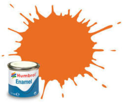 Humbrol Enamel Paint 018 Orange, Glossy 14 ml (AA0196)