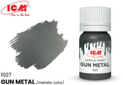 ICM METALLIC COLORS Gun metal bottle 12 ml (1027)