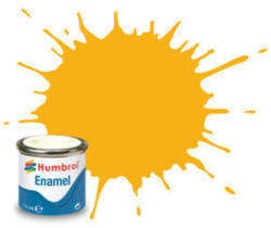 Humbrol Enamel Paint 154 Signal Yellow, Matt 14 ml (AA1674)
