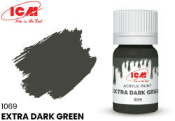 ICM GREEN Extra Dark Green bottle 12 ml (1069)