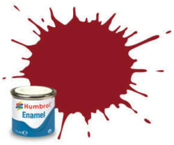 Humbrol Enamel Paint 020 Dark Red, Glossy 14 ml (AA0223)