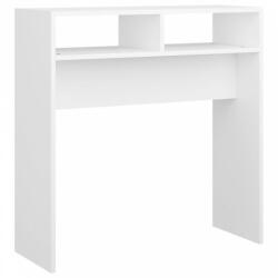vidaXL Fehér forgácslap tálalóasztal 78 x 30 x 80 cm (808296)