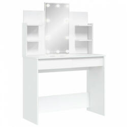 vidaXL Fehér fésülködőasztal led-del 96x40x142 cm (837892) - plaza8