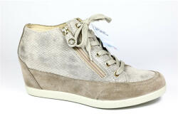 Imac Dámske kožené tenisky na klíne 101 béžové IMAC