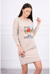 MONDO ITALIA Női ruha Honey Girl bézs