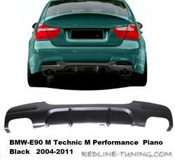  Дифузьор за задна броня M-technik на BMW E90 седан (ah257432)